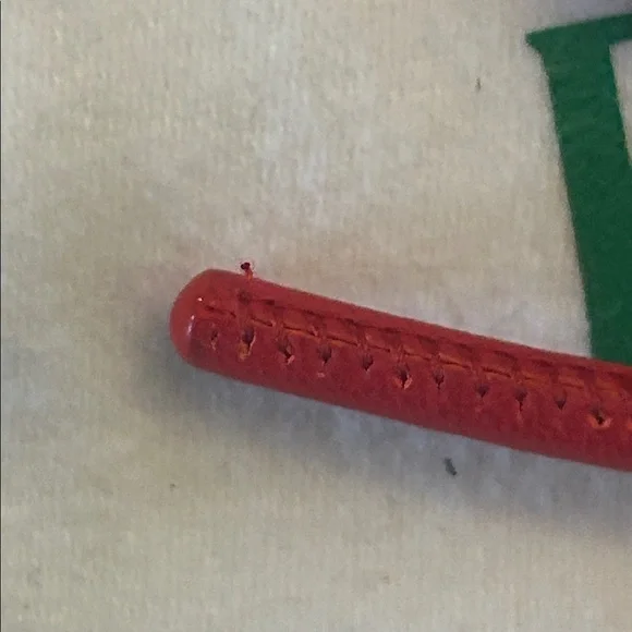 Bottega Veneta red leather and silver keychain or bag charm - Picture 9 of 11